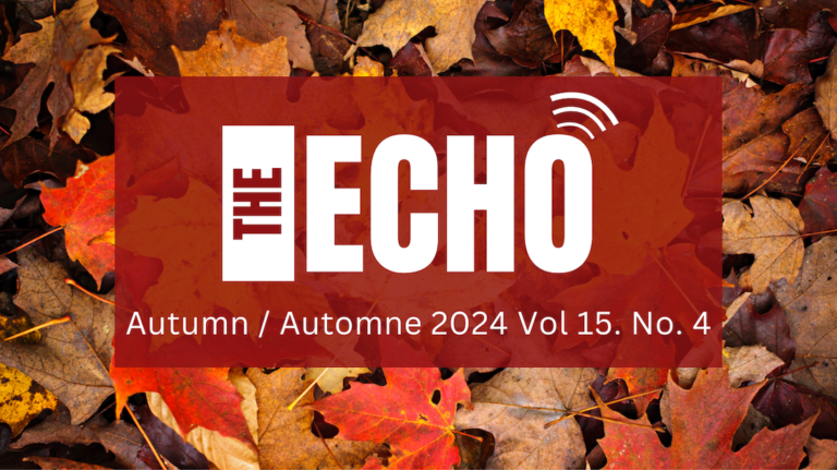 Read the latest issue of The Echo! (15-4, Autumn 2024)