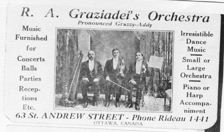 Graziadei, Mandia, and Moroni – three performing artists from Lowertown’s Italian community